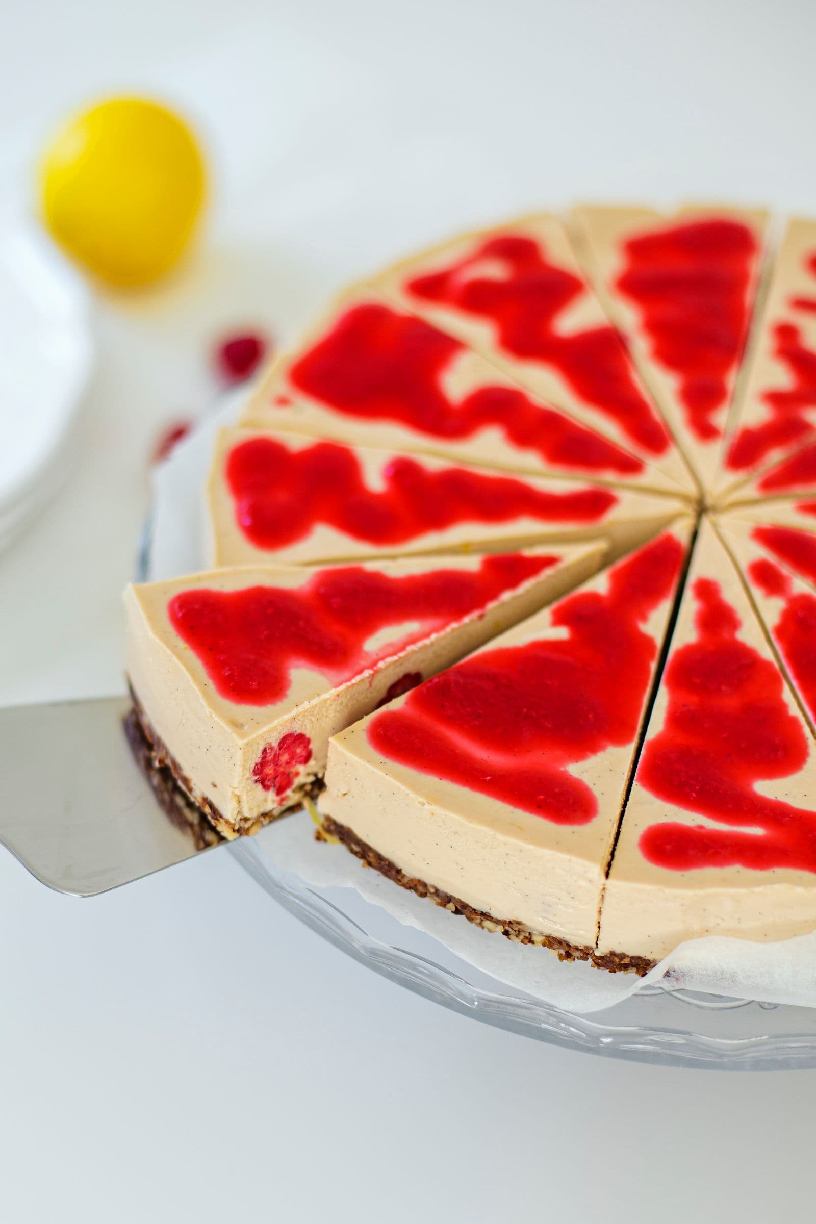 "Cheesecake" de Limão & Framboesa