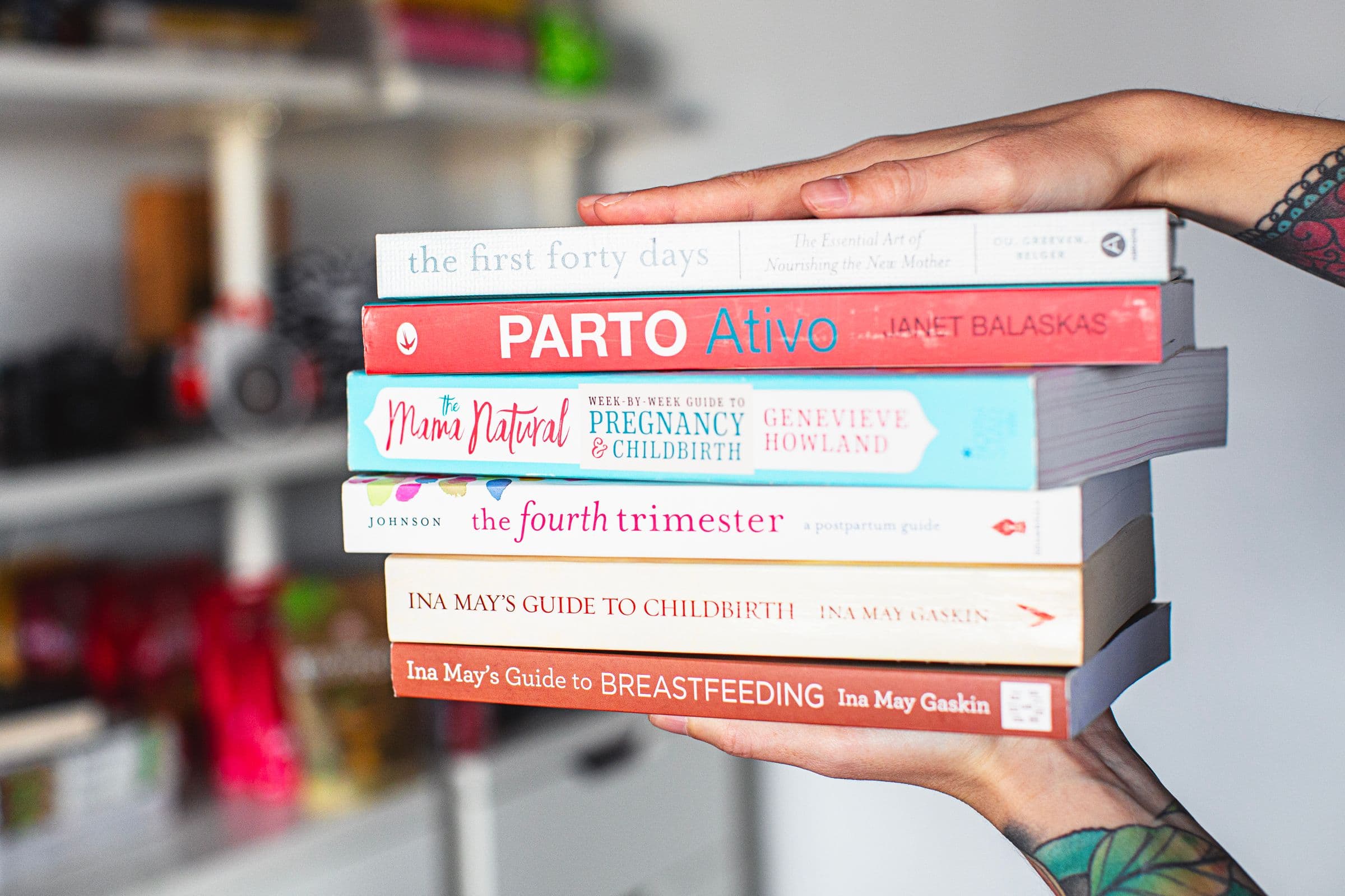 Os livros que acompanharam a nossa gravidez vegan