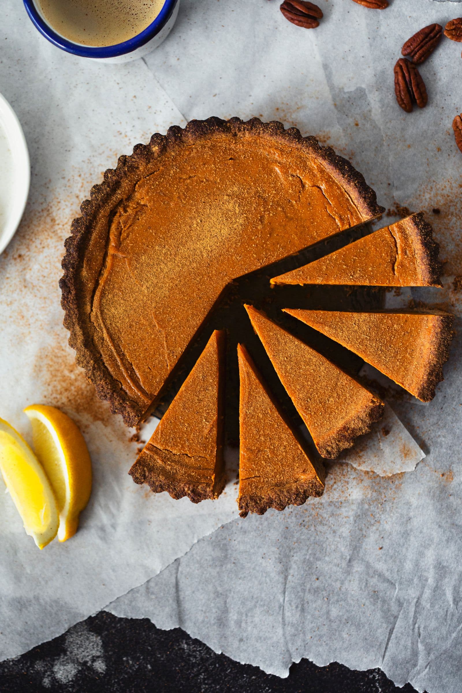 Citrusy Sweet Potato Pie