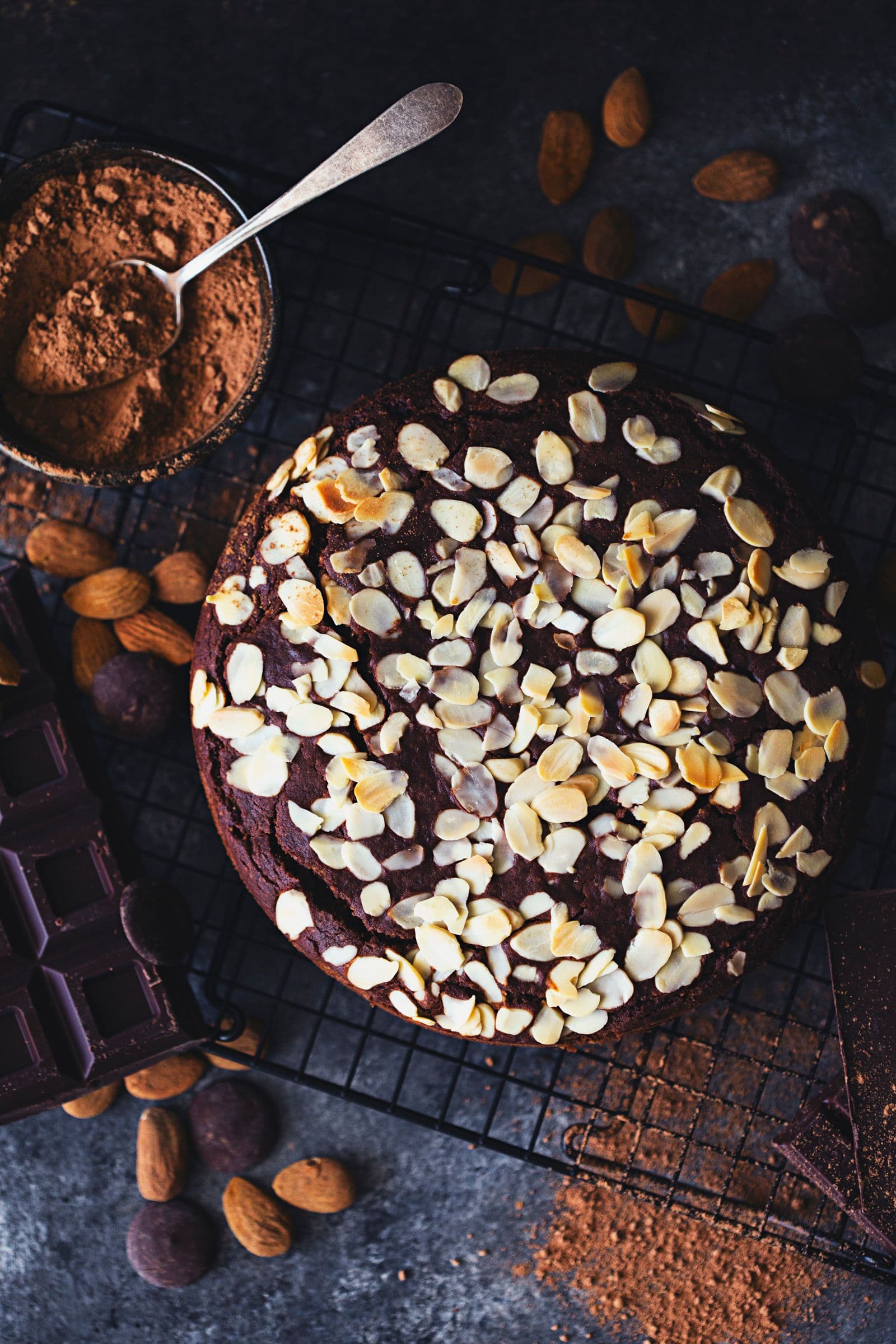 Bolo de Chocolate & Amêndoa Sem Glúten