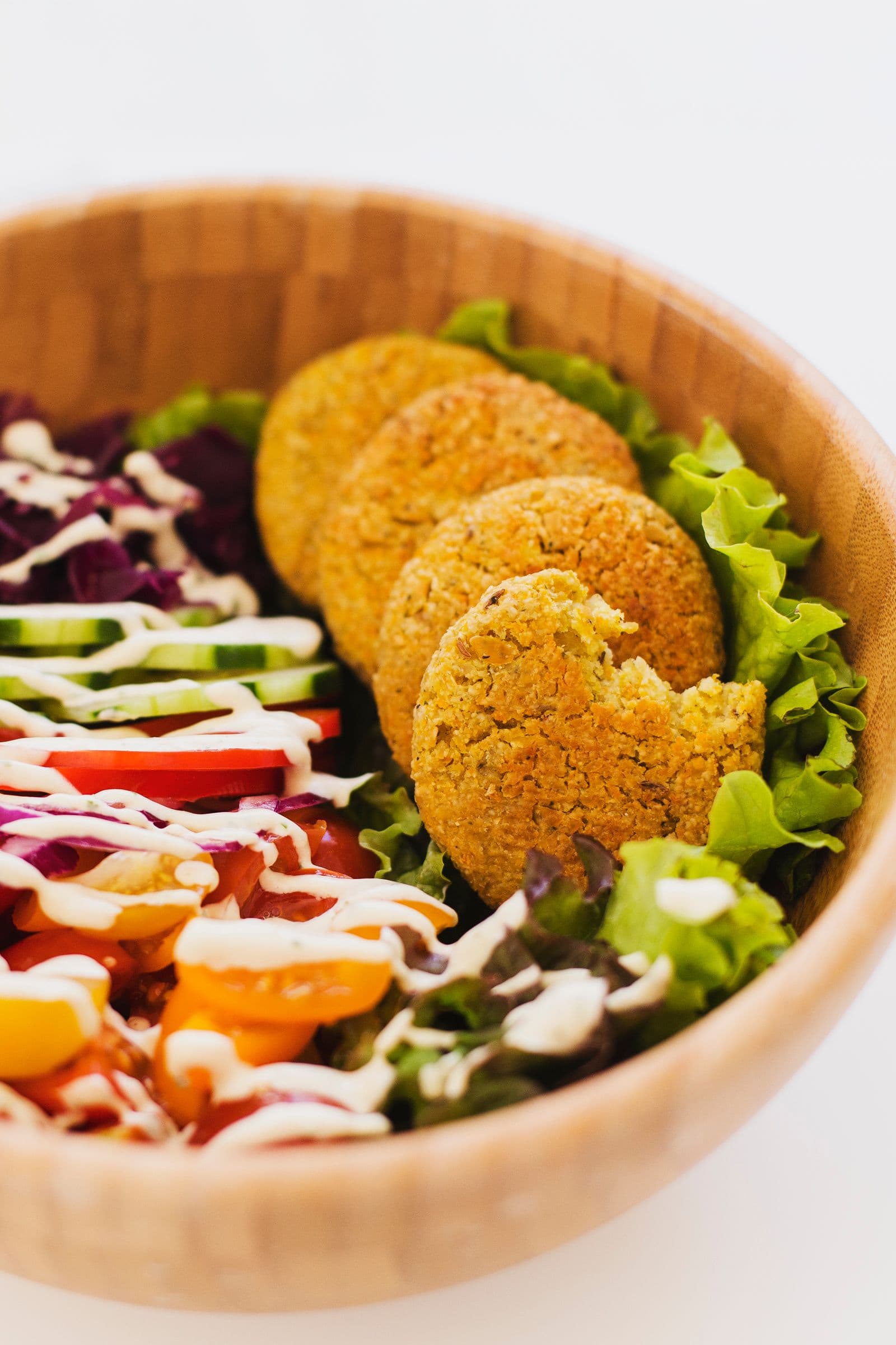 Carrot & Lemon Baked Falafels